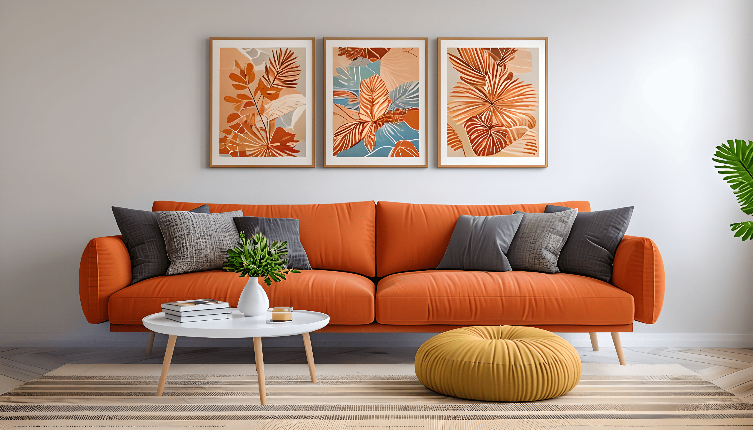ModernLiving_Room_Featuring_Stylish_Burnt_Orange_Sofa